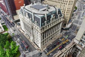 Aerial view of the New York City Skyline photo