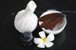 Tools for different kinds of asian massages photo