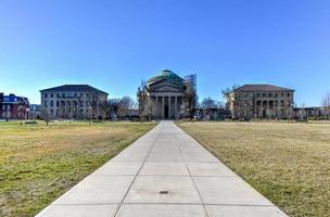 Library of New York University on the campus of Bronx Community College in Bronx, New York. photo