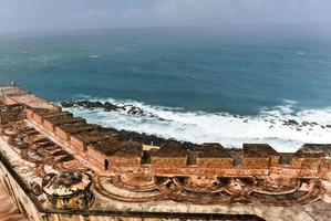 castillo san felipe del morro también conocido como fuerte san felipe del morro o castillo del morro. es una ciudadela del siglo XVI ubicada en san juan, puerto rico. foto