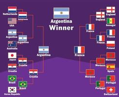 argentina emblemas banderas ganador final fútbol símbolo diseño américa latina vector países latinoamericanos equipos de fútbol ilustración