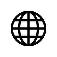 black web address icon vector illustration