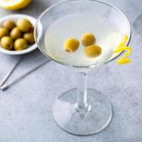 Classic lemon drop martini photo