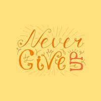 Motivation Lettering Concept vector