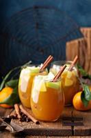 Fall season apple cider sangria photo