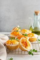 Ham and cheese muffins photo