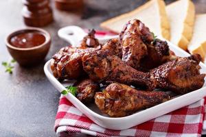 Barbeque chicken wings photo