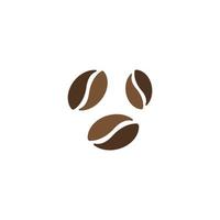 vector coffee beans template vector icon illustration