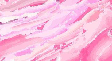 Happy Valentine's day with abstract pink watercolor background. vector