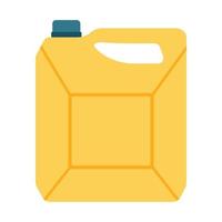Oil canister icon. Flat illustration vector