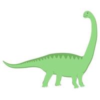 Cute Dinosaur. Cartoon character Dino. Vector illustration