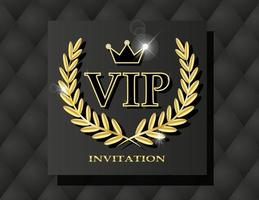 banner de invitación vip vector