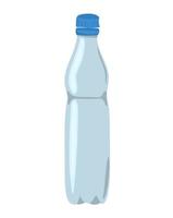 Hand-drawn empty Plastic Drinks Bottle vector