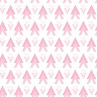 lindos patrones dibujados a mano sin costuras. elegantes patrones vectoriales modernos con triángulos de rosa brillante y rosa claro. divertido estampado rosa repetitivo para niños vector