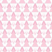 lindos patrones dibujados a mano sin costuras. elegantes patrones vectoriales modernos con triángulos de rosa brillante y rosa claro. divertido estampado rosa repetitivo para niños vector