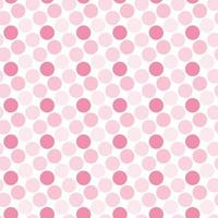 Cute seamless hand-drawn patterns. Stylish modern vector patterns with pink circles and dots. Funny Children's Repeating Pink Print