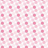 lindos patrones dibujados a mano sin costuras. elegantes patrones vectoriales modernos con círculos y puntos rosas. divertido estampado rosa repetitivo para niños vector