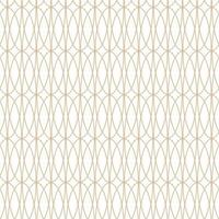 Geometric linear pattern, golden lines on a white background, interesting rounded lines and patterns vector