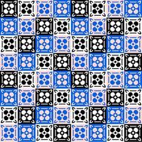Seamless Flower in Square Pattern or Background vector