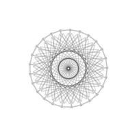 Circle or spiral ornament. It can be used for element or symbol. vector