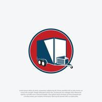 car mobile refigerator, freezer refigerator tank, refigerator vehicle, ice cube container, ice maker, mobile cooling, mobile refigerator logo vector design