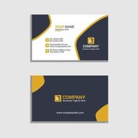 Modern corporate business card design template vector