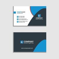 Modern corporate business card design template vector