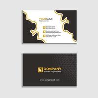 Modern corporate business card design template vector