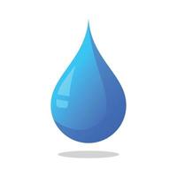 Blue Water Droplet vector