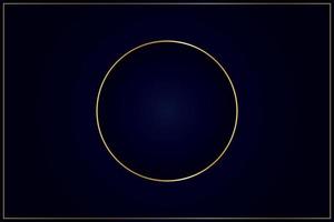 Blue Gold Circle Background vector