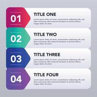 Infographics Numbers 7 vector