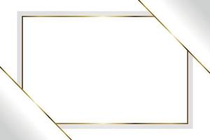 White Gold Sharp Abstract Background vector