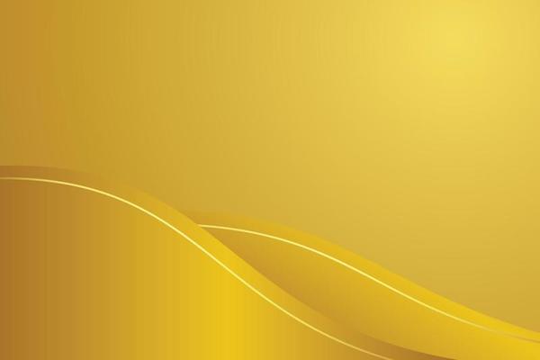 Gold Gradient Wavey Abstract Background
