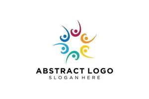 Vector abstract people and family logo collection,people icons, health logo template, care symbol.