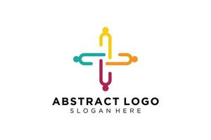 Vector abstract people and family logo collection,people icons, health logo template, care symbol.