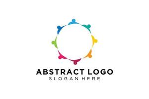 Vector abstract people and family logo collection,people icons, health logo template, care symbol.