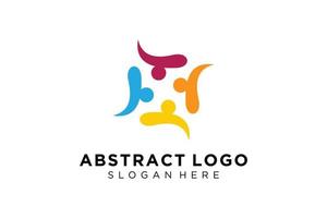 Vector abstract people and family logo collection,people icons, health logo template, care symbol.