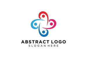 Vector abstract people and family logo collection,people icons, health logo template, care symbol.