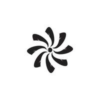 symbol vector of swirl object geometric motion design