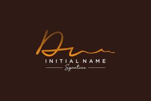 Initial DR signature logo template vector. Hand drawn Calligraphy lettering Vector illustration.