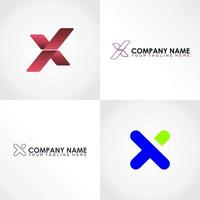 Letter X font with cutting image graphic icon logo design abstract concept vector stock. Can be used as a symbol related to initial or monogram