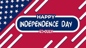 día de la independencia del cuatro de julio vector
