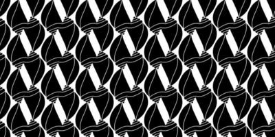 Vector seamless pattern. Line art sketch seashells. Isolated background. Decoration symbol of health calcium. Summer, sand and beach design. Repetitive ornament.