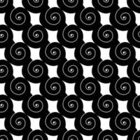Vector seamless pattern. Line art sketch seashells. Isolated background. Decoration symbol of health calcium. Summer, sand and beach design. Repetitive ornament.