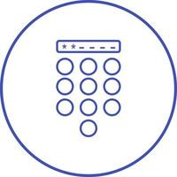 icono de vector de bloqueo de contraseña