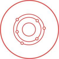 Atomic Structure Vector Icon