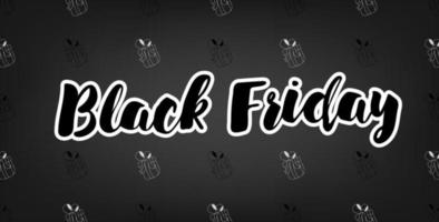 Black Friday banner vector