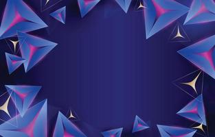 fondo abstracto triangular rosa y azul vector