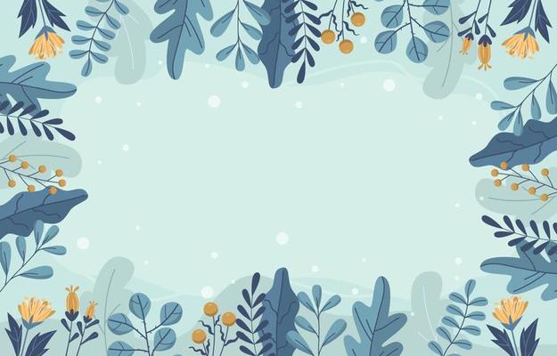 Winter Border Background