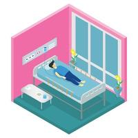 3D Isometric Health technology and healthcare.Vector Isometric Illustration Suitable for Diagrams, Infographics, And Other Graphic assets vector